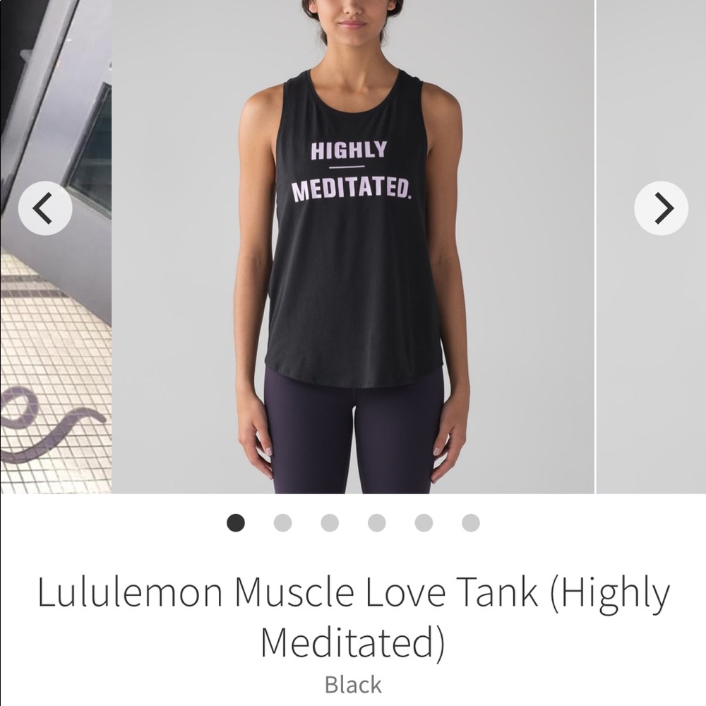 Lululemon muscle love tank